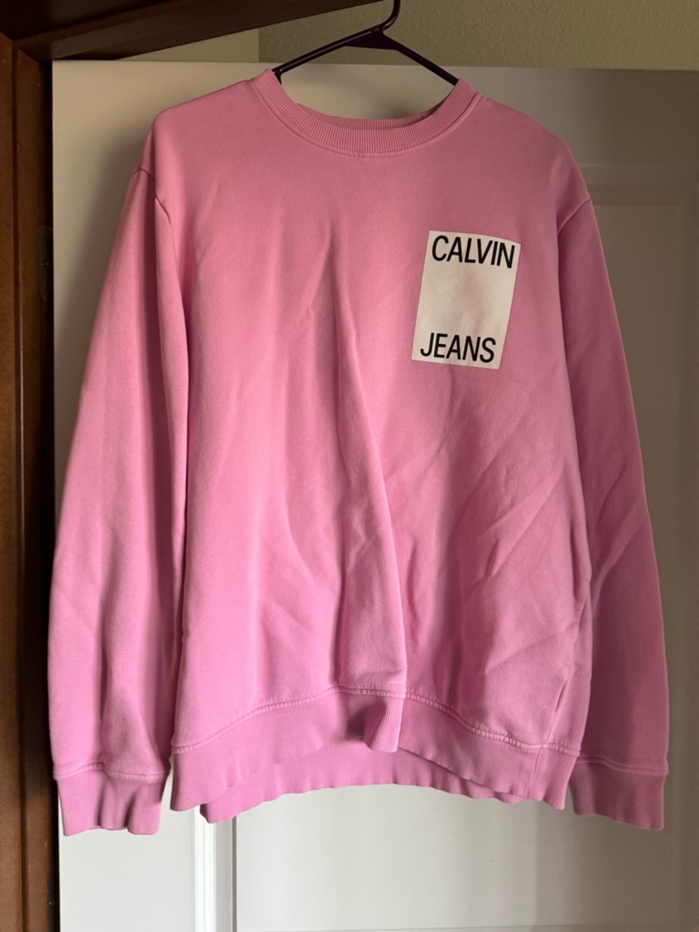 Calvin Klein Jeans Pink Crewneck Sweatshirt